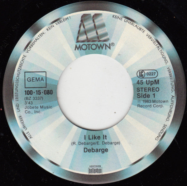 DeBarge : I Like It (7", Single)