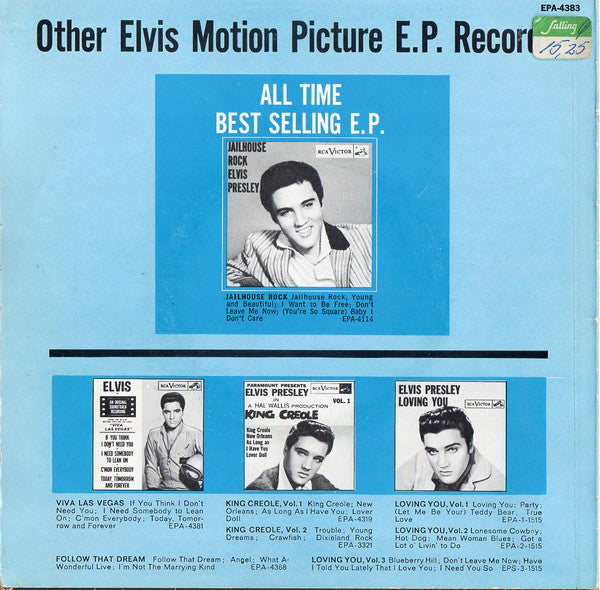 Elvis* : Tickle Me (7", EP)