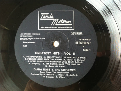 Diana Ross & The Supremes* : Greatest Hits Volume 2 (LP, Comp)