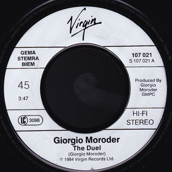 Giorgio Moroder : The Duel (7")