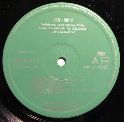 Ru van Veen : Hoy-Hoy 2 (Alte Und Neue Kindertänze) (LP)