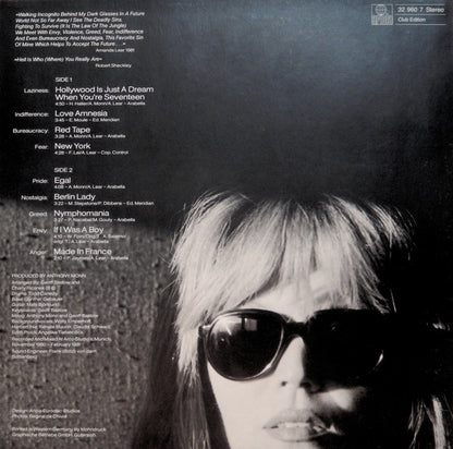 Amanda Lear : Incognito (LP, Album, Club)