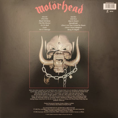 Motörhead : Iron Fist (LP, Album, RE, 180)