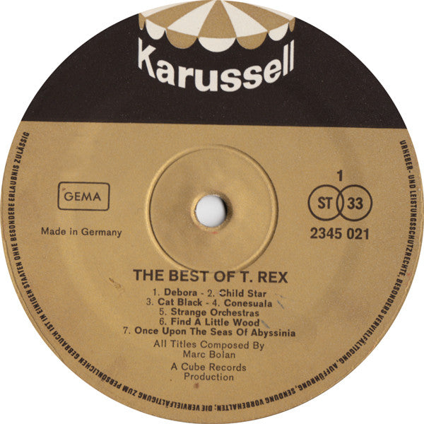 T. Rex : The Best Of T. Rex (LP, Comp)