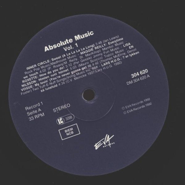 Various : Absolute Music 1 (2xLP, Comp)
