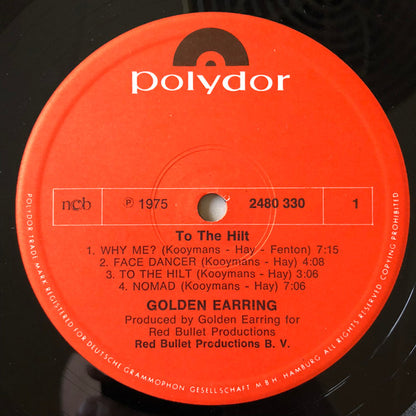 Golden Earring : To The Hilt (LP, Album)