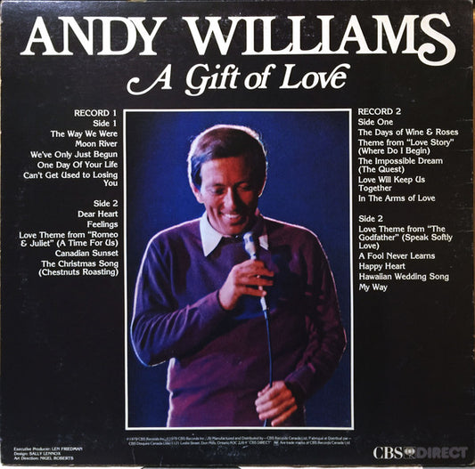 Andy Williams : A Gift Of Love (2xLP, Comp)