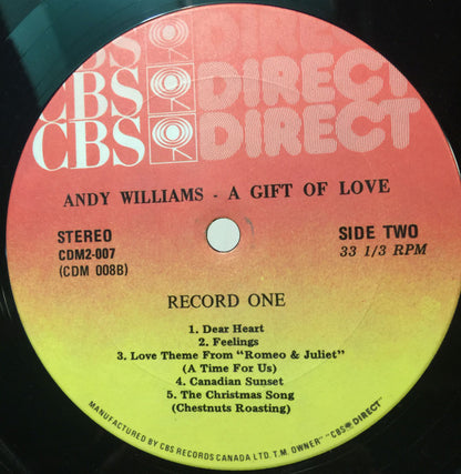Andy Williams : A Gift Of Love (2xLP, Comp)