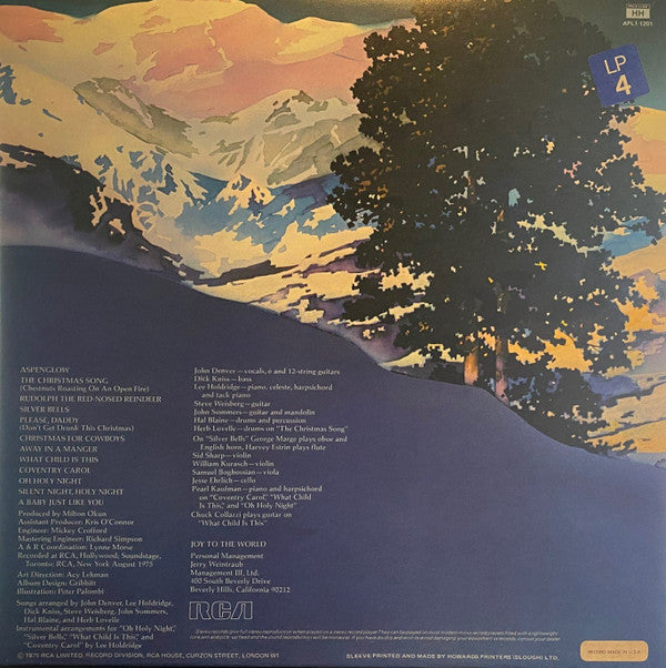 John Denver : Rocky Mountain Christmas (LP, Album, Gat)