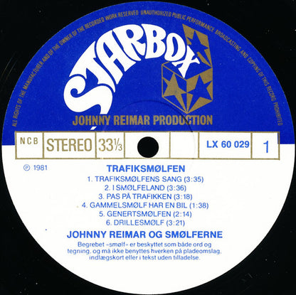 Johnny Reimar Og Smølferne* : Trafiksmølfen (LP, Album)