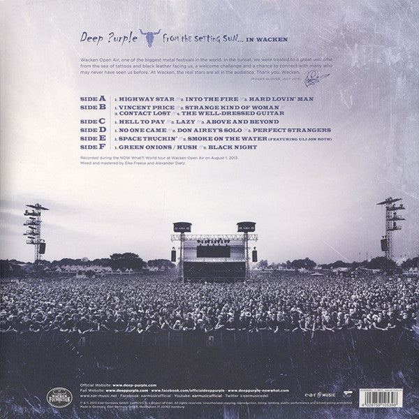 Deep Purple : From The Setting Sun... (In Wacken) (3xLP)