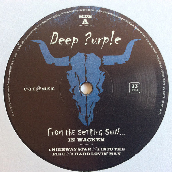 Deep Purple : From The Setting Sun... (In Wacken) (3xLP)