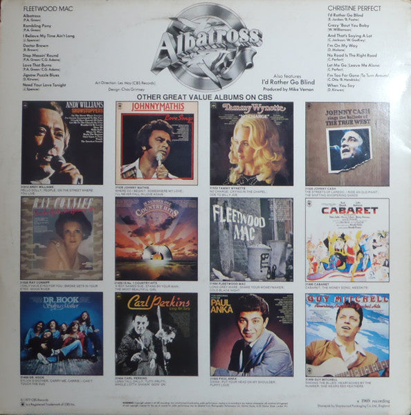 Fleetwood Mac And Christine Perfect : Albatross (LP, Comp, Sun)