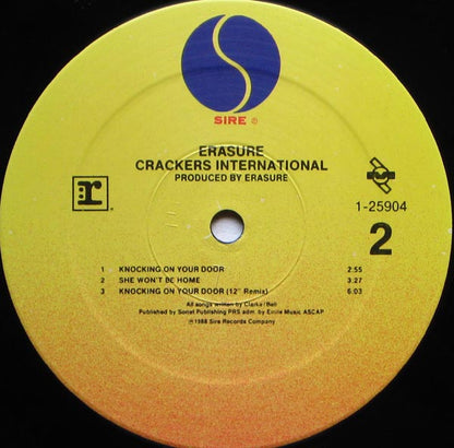Erasure : Crackers International (12", MiniAlbum, Spe)