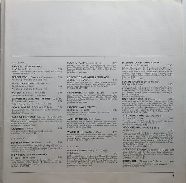 Various : Ulice Swingu (2xLP, Comp, Mono, Club + Box)