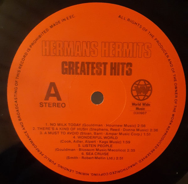 Herman's Hermits : Greatest Hits (LP, Album)