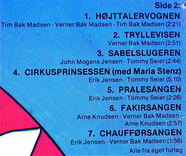 Cirkus Sim Sala Bim : Sjov I Manegen (LP, Album)
