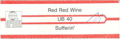 UB40 : Red Red Wine (7", Single)