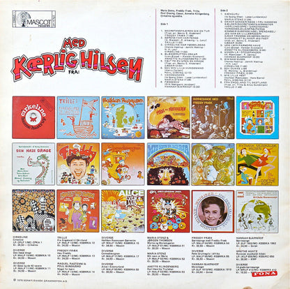 Maria Stenz, Trille, Freddy Fræk, Povl Dissing, Annette Klingenberg, Hanne Hastrup, Cæsar, Hannah Bjarnhof : Med Kærlig Hilsen (LP, Comp)