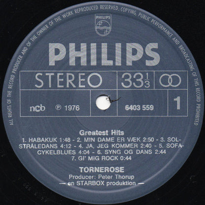 Tornerose (2) : Greatest Hits (LP, Album)