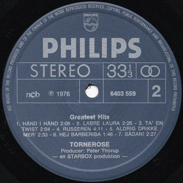 Tornerose (2) : Greatest Hits (LP, Album)