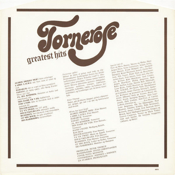 Tornerose (2) : Greatest Hits (LP, Album)