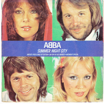 ABBA : Summer Night City (7", Single)