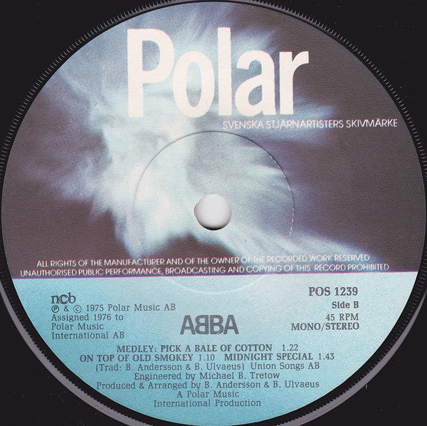ABBA : Summer Night City (7", Single)