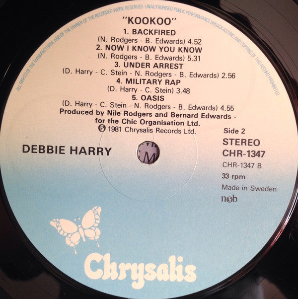 Deborah Harry : KooKoo (LP, Album)