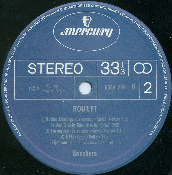 Sneakers (6) : Rou'let (LP, Album, Sil)
