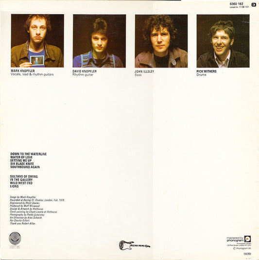 Dire Straits : Dire Straits (LP, Album, RE)