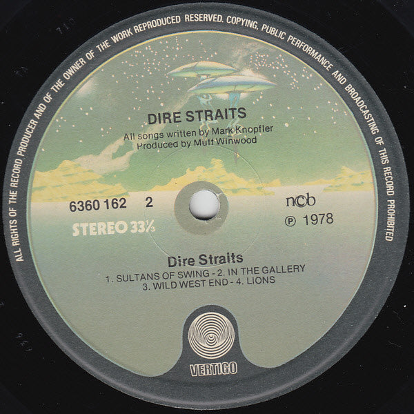 Dire Straits : Dire Straits (LP, Album, RE)