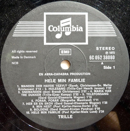 Trille : Hele Min Familie (LP, Album)