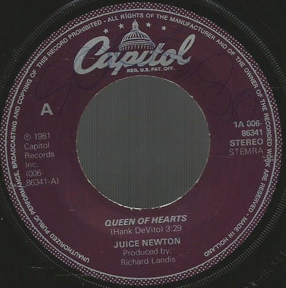 Juice Newton : Queen Of Hearts (7", Single)