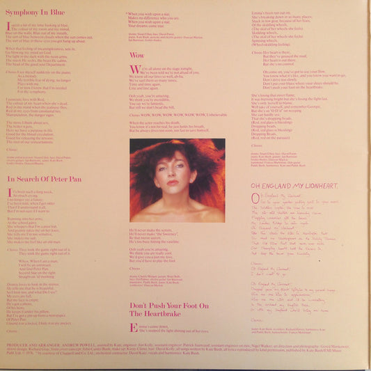 Kate Bush : Lionheart (LP, Album, Gat)