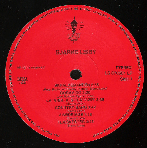 Bjarne Lisby : Skraldemanden (LP, Album)