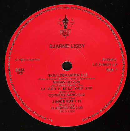 Bjarne Lisby : Skraldemanden (LP, Album)