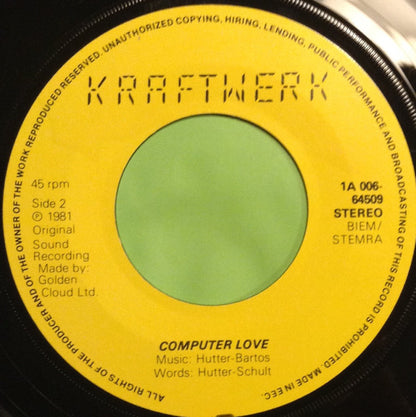 Kraftwerk : The Model (7", Single)