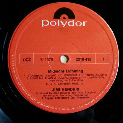 Jimi Hendrix : Midnight Lightning (LP)