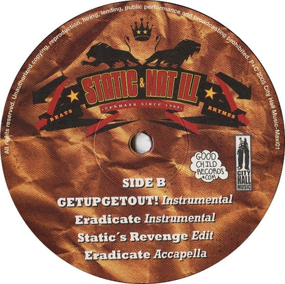 Static & Nat Ill Feat. Promoe : Getupgetout! (12")