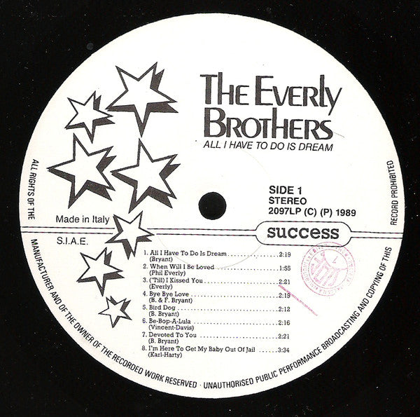 The Everly Brothers* : All I Have To Do Is Dream (LP, Comp)