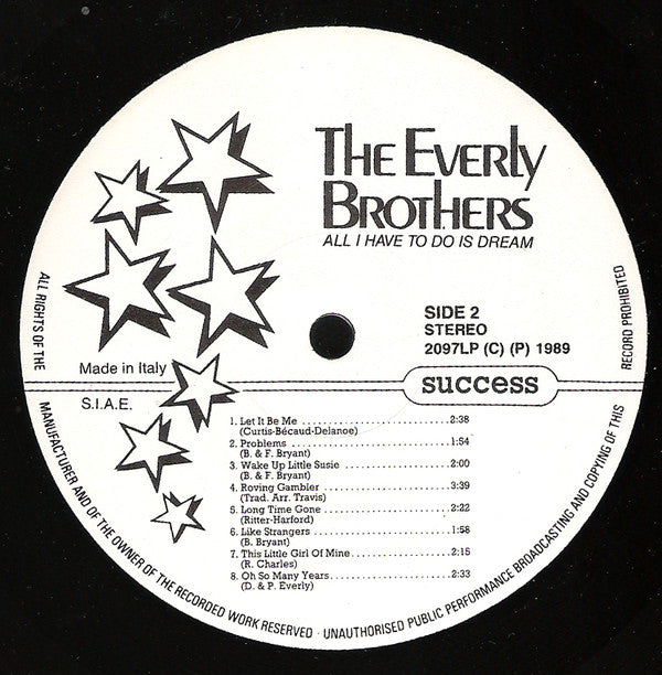 The Everly Brothers* : All I Have To Do Is Dream (LP, Comp)