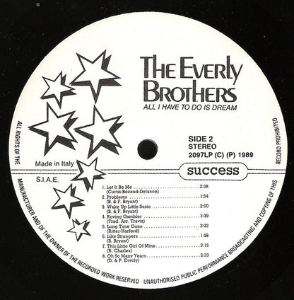 The Everly Brothers* : All I Have To Do Is Dream (LP, Comp)