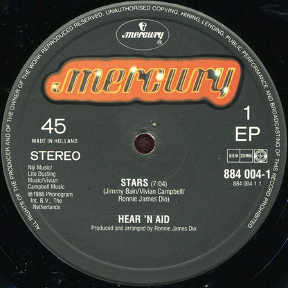 Hear'n Aid : Stars (12", EP, Single)