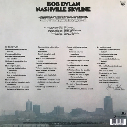 Bob Dylan : Nashville Skyline (LP, Album, RE, RP, 180)