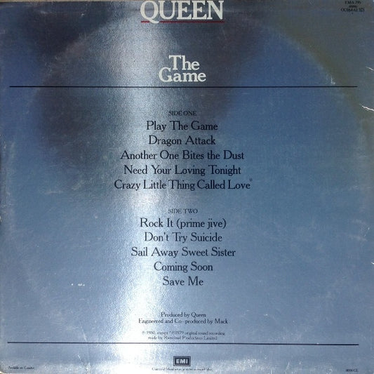 Queen : The Game (LP, Album, Foi)