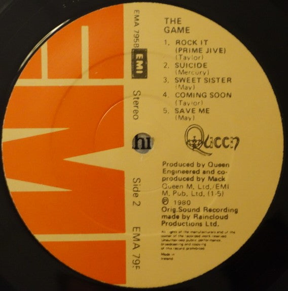Queen : The Game (LP, Album, Foi)