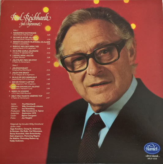 Poul Reichhardt : Jul i hjemmet (LP, Album)