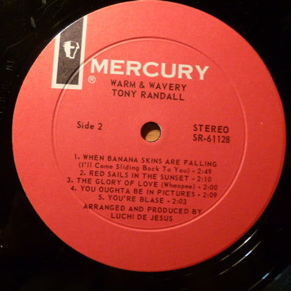 Tony Randall (3) : Warm & Wavery (LP, Album)
