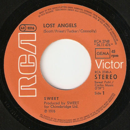 The Sweet : Lost Angels (7", Single)